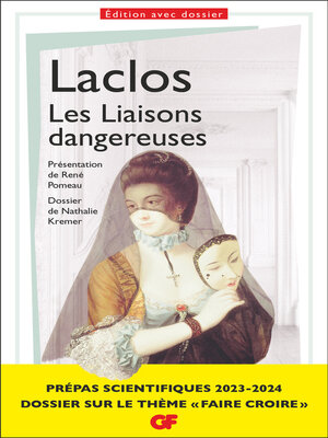 cover image of Les Liaisons dangereuses--Prépas scientifiques 2024